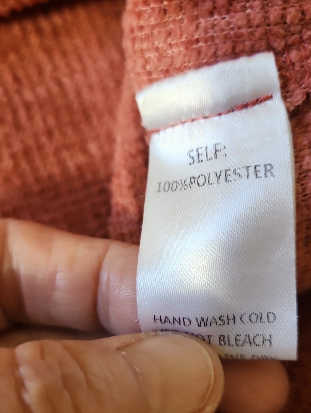 easel Rose Heathered Crewneck Sweater Wears Oversized. - Picture 6 of 9